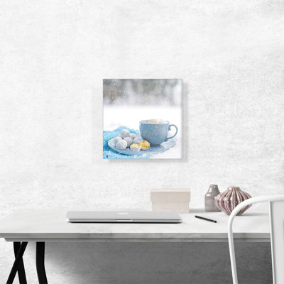 " Coffee Cup With Cookies Coffee Shop Decor "