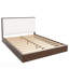 Structure de lit plateforme en bois massif avec tête de lit tapissier Boucle, aucun sommier tapissier nécessaire-133333224-133333226