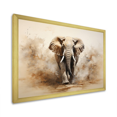 " Minimalism Elephant Grace I "