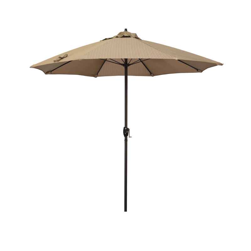 Parasol de marché 7,5 pi Tyshawn, Performance séquoia de terrasse