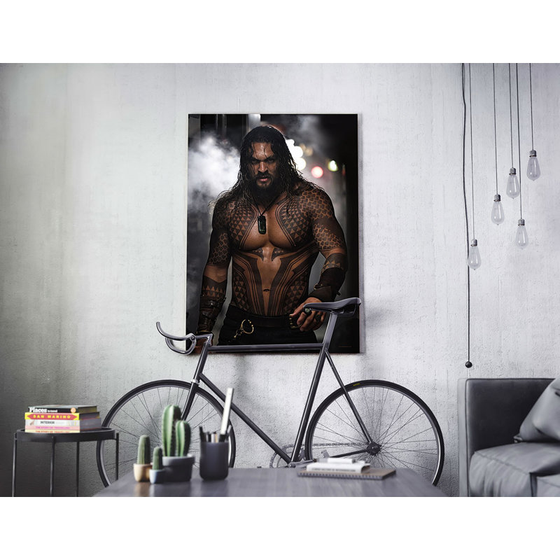 Aquaman Arthur Curry Jason Momoa Paper-Free MightyPrint Wall Decor