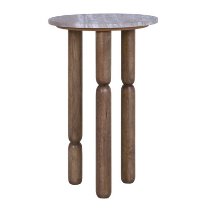 Marble Top End Table