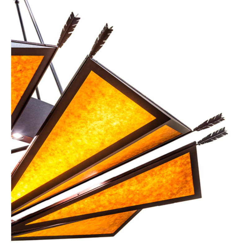 Desert Arrow 9 - Light LED Chandelier