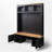 Hall Tree 55.1'' Wide With Bench And Shoe Storage-898856204