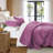 Floral Embossed Microfiber Quilted Bedspread Set-124308876-124308873