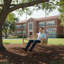 Del-Amo Teak Porch Swing