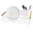 Basket Dish Drain w/Utensil Caddy