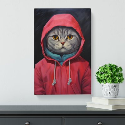 Cat Neo-Plasticism No.3 - No Frame Print