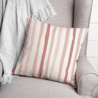 Striped Outdoor Throw Pillow