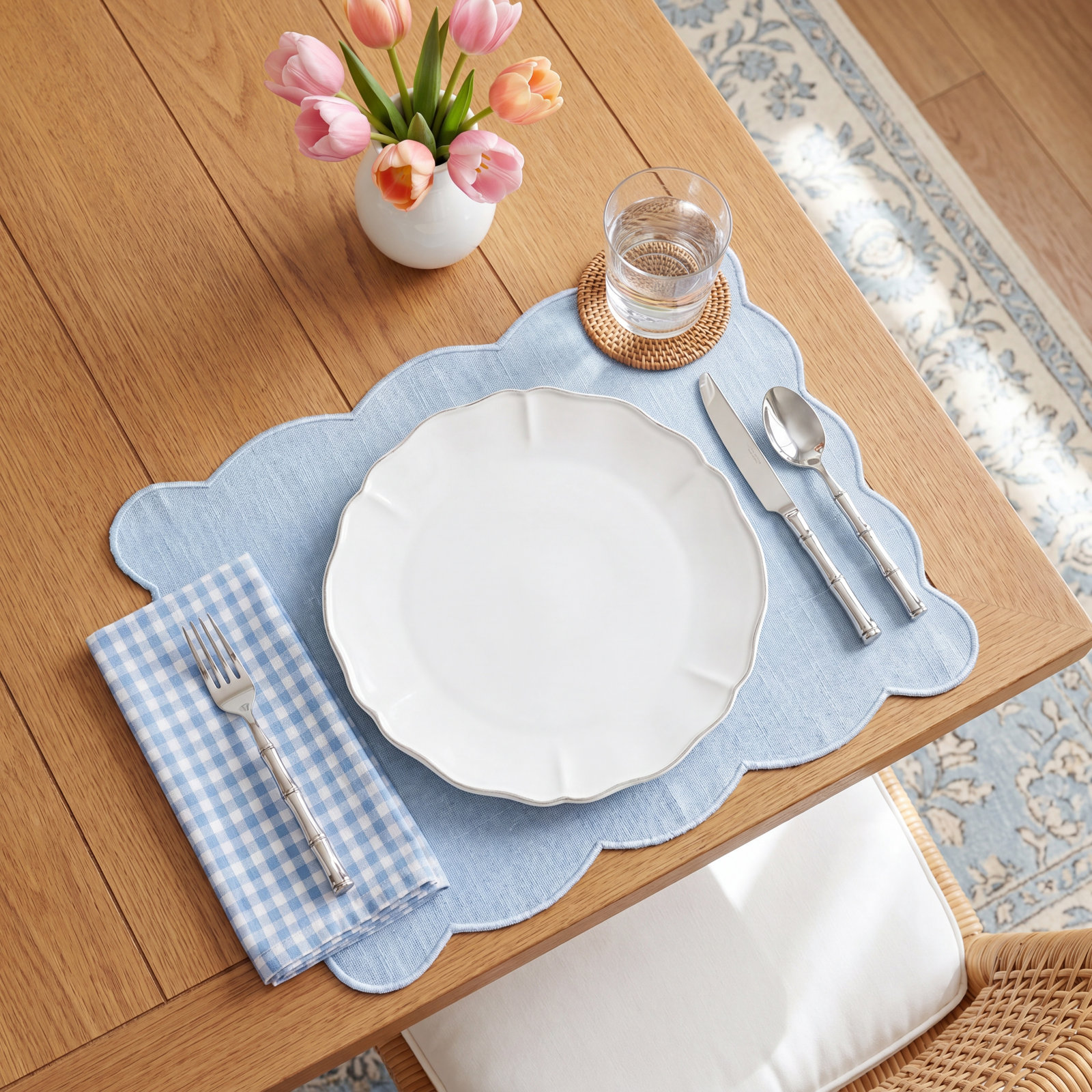 Alentejo Charger, Cloud White