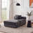 Eliam 65" Oversized Indoor Chaise Lounge Chair, One-Arm Facing Upholstered Daybed with 2 Pillows, No Assembly Flannel Sleeper Sofa for Living Room and Bedroom-137893552-118690725