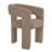Modern Linen Dining Chairs Upholstered Armchair-1397583922