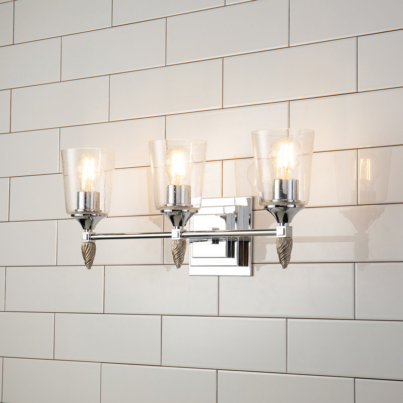 Stidham 3 - Light Dimmable Vanity Light, Silver