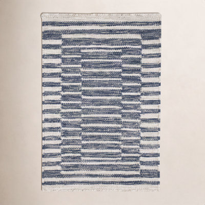 Heights Denim Handwoven Wool Rug