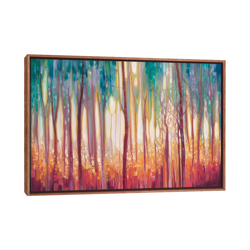 «Mythology» - reproduction d'art, Cadre bois classique, H 26 po x l 40 po x 1,5 po