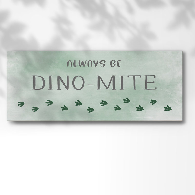 " Dino-Mite ", 24" H x 60" W x 1.5" D
