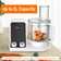 Multifunction Food Processor - Ultra Quiet Powerful Motor, Includes 6 Attachment Blades