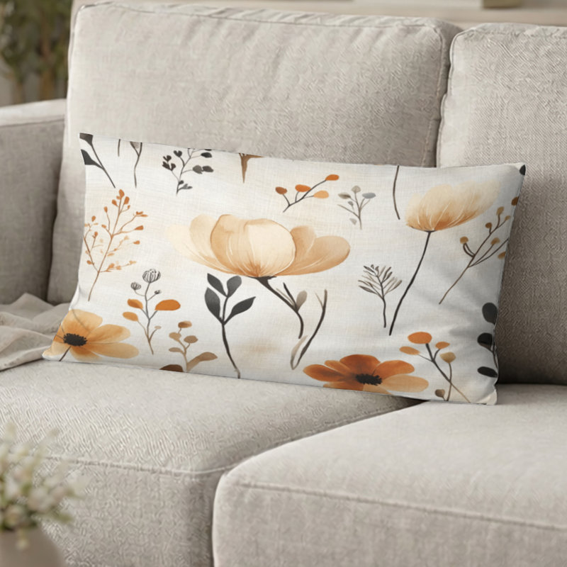 Coussin décoratif bohème Boho, H 12 po x l 20 po