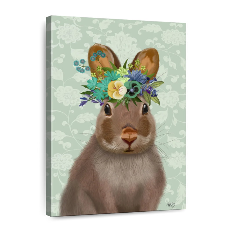 Rabbit Bohemian, 39" H x 26" W