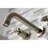 Kingston Brass Milano Two-Handle 3-Hole Wall Mount Bathroom Faucet-43709618