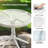 18In Round Outdoor Side Table,White-125867706