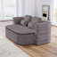 Canapé-lit pliable 75 po 2-en-1, canapé-lit convertible en mousse avec couverture multifonctionnelle, canapé-lit pliant en chenille, canapé-lit pour salon-1081015429