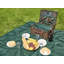 4 Person Wicker Picnic Hamper Brown ECLAIR