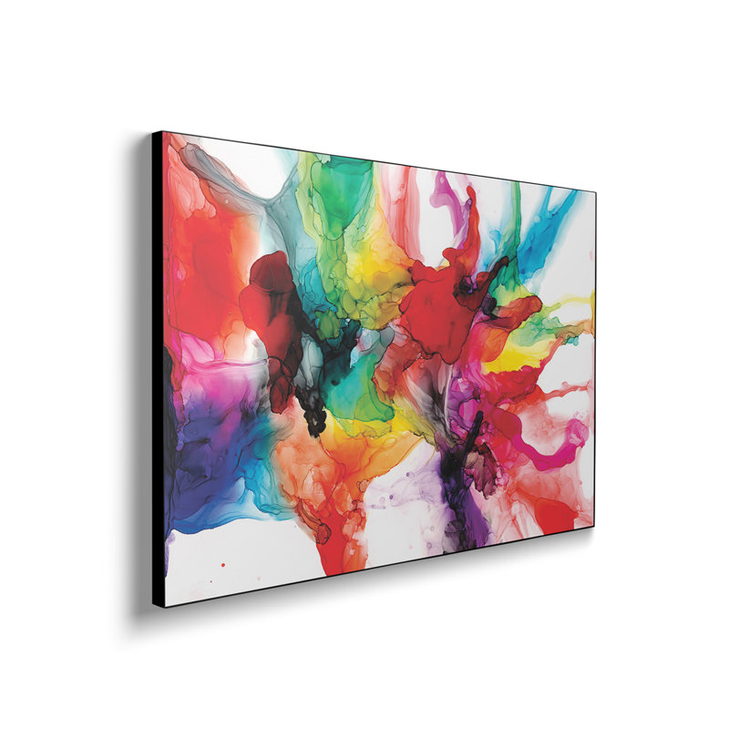 Reproduction d'art sur toile Steemplix, "Jeweltone Prism II" par Jennifer Goldberger