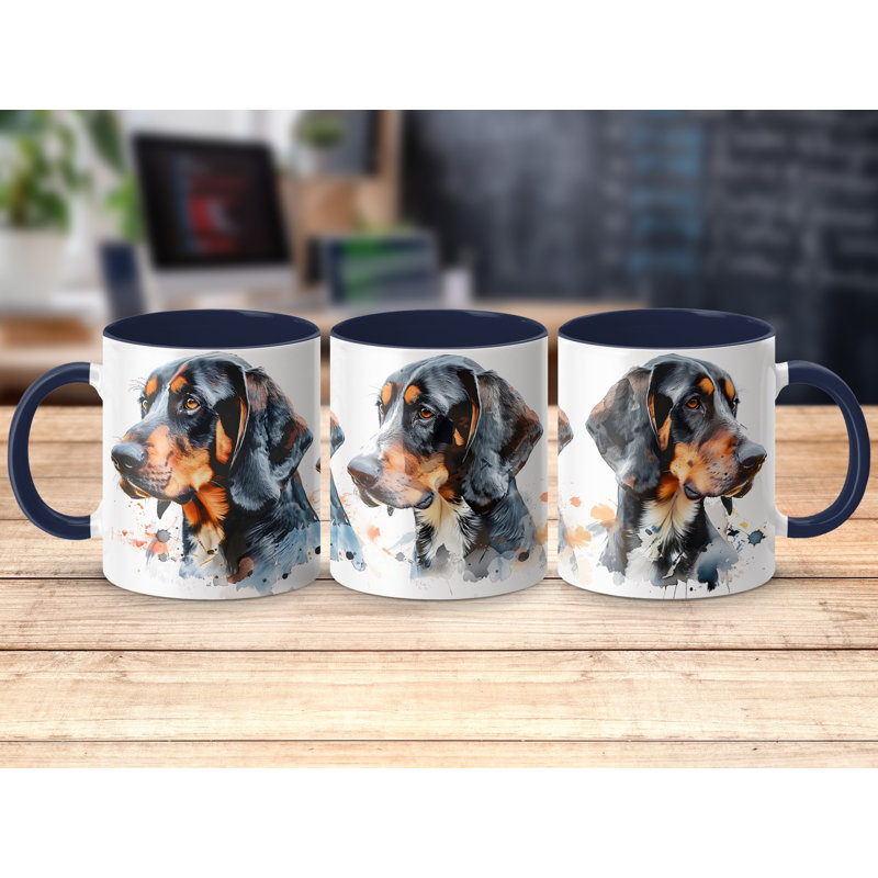 Ceramic Coffee Mug, 1, Navy