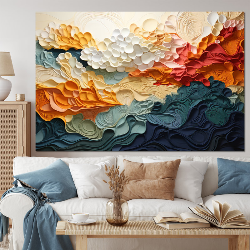 Biomorphism Organic Forms VI - Art mural moderne sur toile