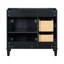 Rangement de salle de bain 36 po - Armoire moderne avec tiroir basculant et 2 tiroirs fonctionnels, tablette et tablette