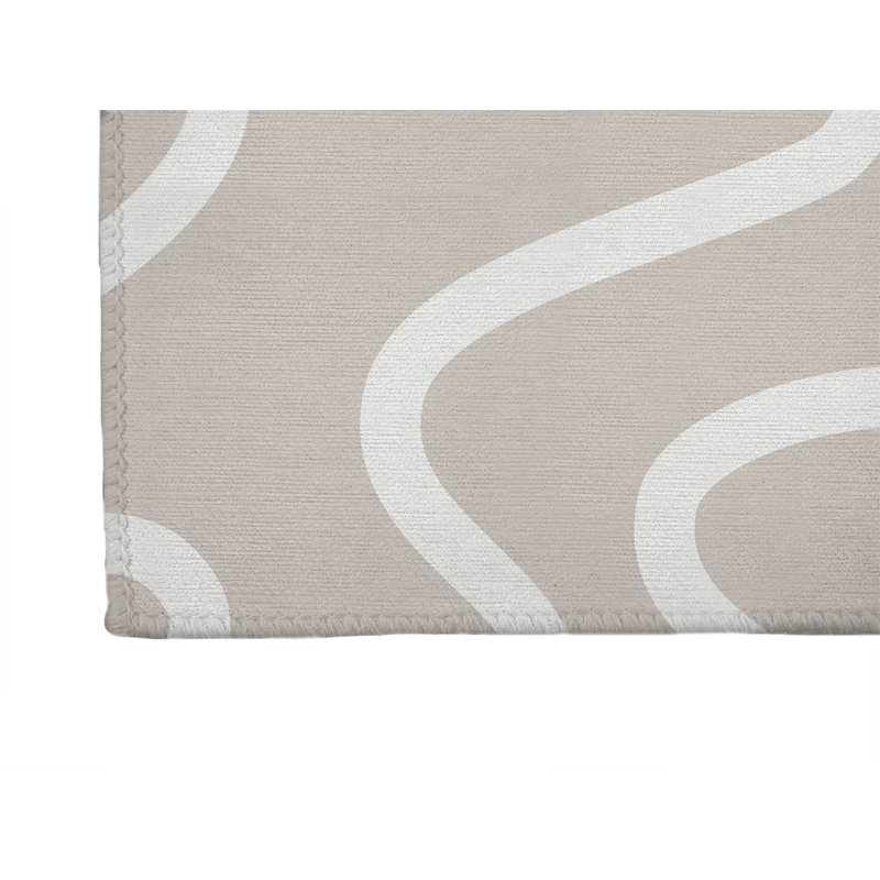 Tapis d'extérieur antidérapant Squig, Tapis de couloir 2 pi 6 po x 8 pi