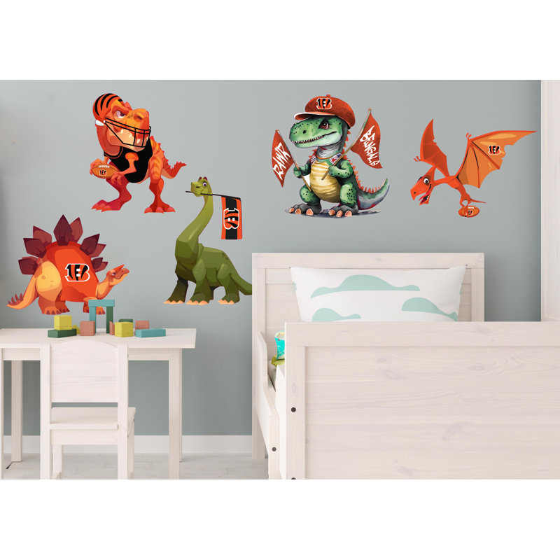 Cincinnati Bengals Dinosaurs Wall Decal Pack