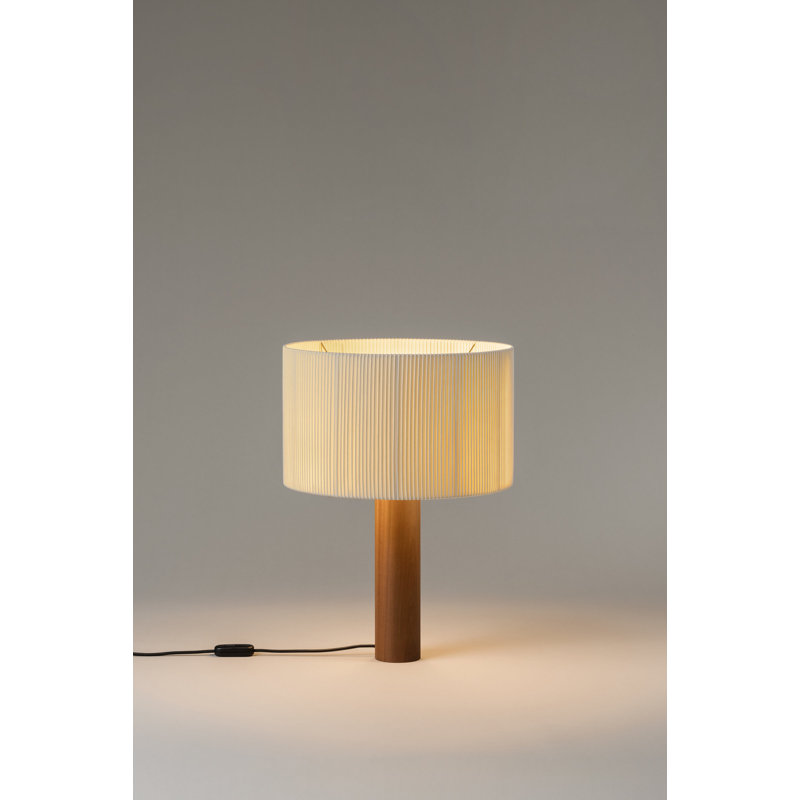 Solid Wood Table Lamp, Sapeli