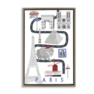 Cadre flottant Paris City, par Carla Daly