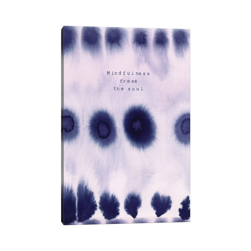 Mindfulness IV 1 Piece Painting on Canvas, 45.72cm H x 30.48cm W x 1.91cm D, Wrapped Canvas
