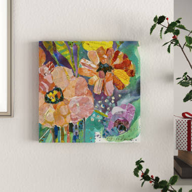 Large Bold Abstract Floral Still Life Bright Abstract Flower 