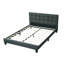 Mobilier de chambre à coucher moderne avec lit capitonné en polyfibre et tête de lit-278278317-278278312
