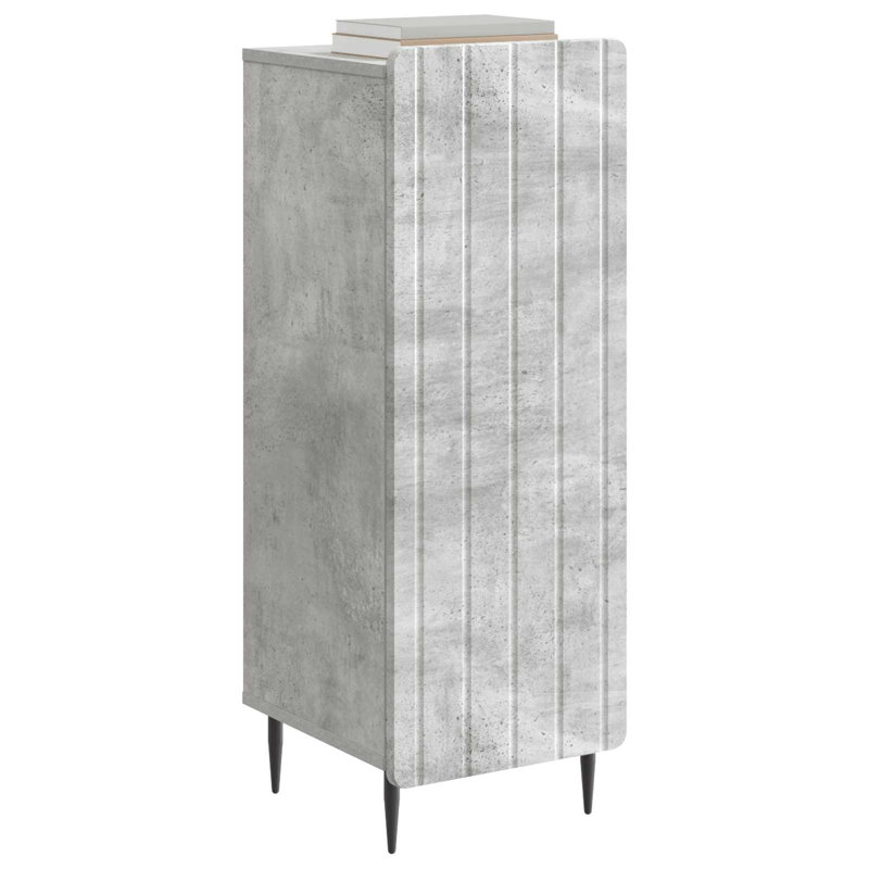 34.5 cm W Sideboard, Concrete Grey