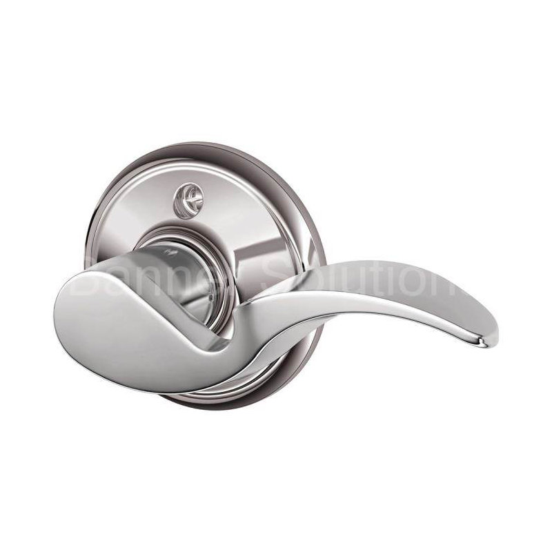 Avanti Lever Non-Turning Lock, Antique Brass, Left Hand