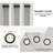 Dennan Curtains , Grommet Top Thick 100% Blackout Drapes Full Light Blocking Curtains-931880619-926356029