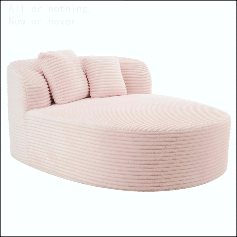 Méridienne Canapé-lit sans dossier, Rose