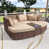 Coussin brun / structure brune est en rupture de stock