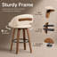 Tabourets de bar pivotants en simili cuir Lawrence-173825747-173825758