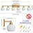 6-Light Gold Bathroom Vanity Light – Opal Globe Shades, Damp Rated, Cri 90+, E26 Base, Dual-Mount Dimmable For Bathroom & Makeup Vanity-806460056