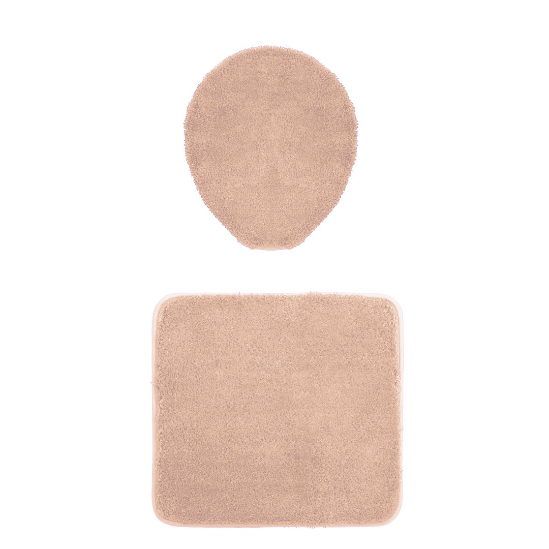 Wayfair Basics Badematten-Set Farbe: Hellbraun