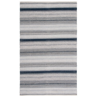 Montauk Flat Weave Cotton Striped Rug