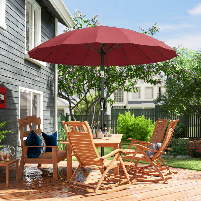 203cm Market Parasol, Red