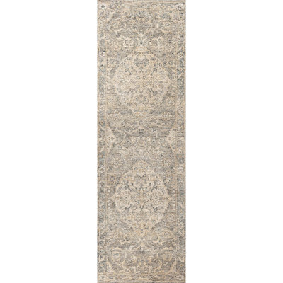 Handmade Silk and Wool Area Rug