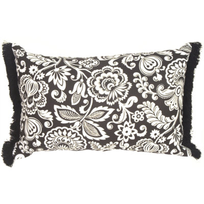 Coussin lombaire en coton fleur Eusebio